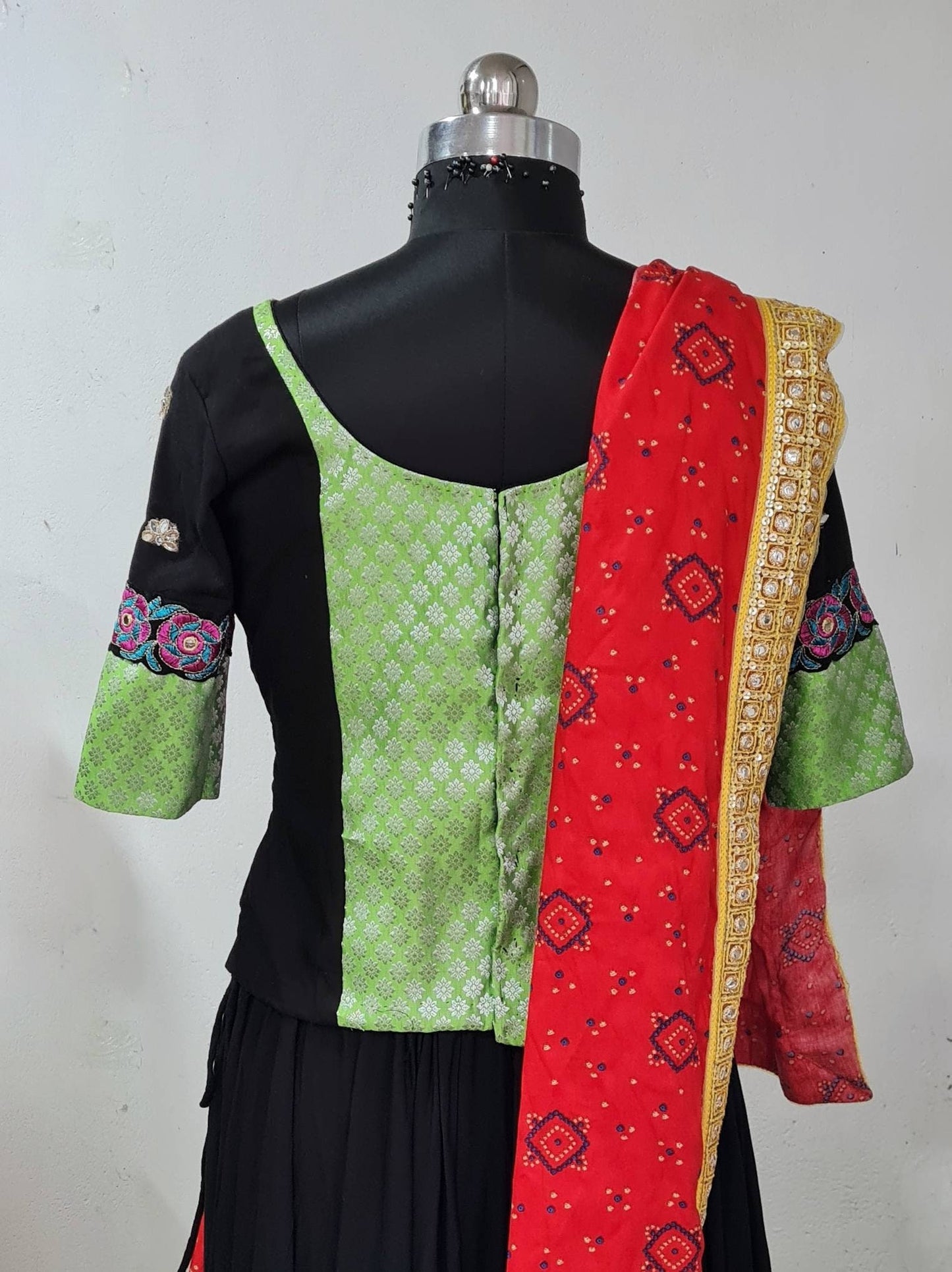 Vibrant Multi-Color Cotton Chaniya Choli - Made to Order